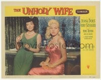 9z917 UNHOLY WIFE LC #6 1957 best close up of sexy bad girls Diana Dors & Marie Windsor!