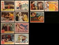 1a337 LOT OF 11 LOBBY CARDS FROM FOX AND MGM MUSICALS 1940s-1950s scenes from a variety of movies!