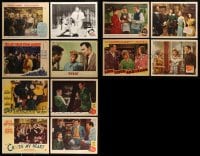 1a334 LOT OF 12 MGM AND PARAMOUNT LOBBY CARDS 1930s-1960s scenes from a variety of movies!