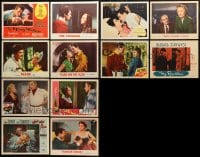 1a335 LOT OF 12 LOBBY CARDS 1940s-1950s Lana Turner, Barbara Stanwyck & Joan Crawford portraits!