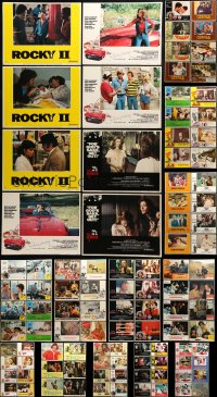 1a280 LOT OF 110 LOBBY CARDS 1970s-1980s incomplete sets from a variety of different movies!