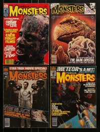 1a063 LOT OF 4 FAMOUS MONSTERS OF FILMLAND MOVIE MAGAZINES 1980-1983 great horror/sci-fi content!