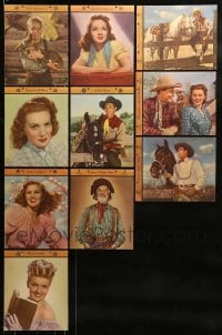 1a128 LOT OF 10 8X10 DIXIE ICE CREAM PREMIUMS 1940s great portraits of top movie stars!