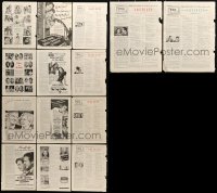 1a073 LOT OF 14 1930S-40S MAGAZINE ADS 1930s-1940s different images from a variety of movies!