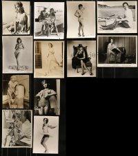 1a441 LOT OF 12 8X10 STILLS OF SEXY ACTRESS PORTRAITS 1950s-1960s scantily clad ladies!
