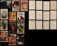 1a501 LOT OF 12 POSTCARDS 1960s-1980s with great color images of movie posters & more!