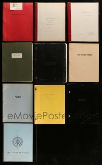 1a026 LOT OF 10 MOVIE SCRIPTS 1970s-1990s screenplays from a variety of different movies!