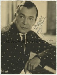 1b192 HARRY RICHMAN signed deluxe 10x13.25 still 1936 portrait of the actor/co-pilot by Seymour!