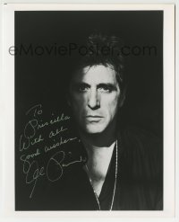 1b777 AL PACINO signed 8x10 REPRO still 1990s cool moody portrait standing in the shadows!