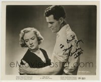 1b334 AUDREY TOTTER signed 8x10 still 1949 great close up resisting Robert Ryan in The Set-Up!