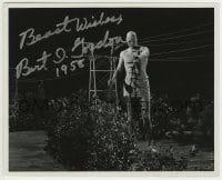 1b342 BERT I. GORDON signed 8x10 still 1957 special effects scene from War of the Colossal Beast!