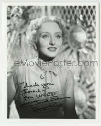 1b367 CELESTE HOLM signed 8x10 still 1950 great portrait when she made Champagne For Caesar!
