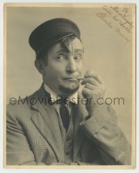 1b370 CHARLES MURRAY signed deluxe 8x10 still 1920s portrait of the silent comedian w/pipe by Evans!