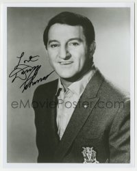 1b822 DANNY THOMAS signed 8x10 REPRO still 1980s great smiling head & shoulders portrait!