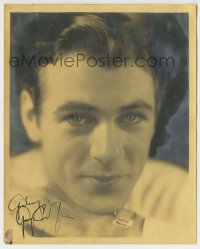 1b418 GARY COOPER signed deluxe 8x10 still 1920s super young portrait by Eugene Robert Richee!