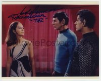 1b870 JACK DONNER signed color 8x10 REPRO still 1999 as Romulan Subcommander Tal in Star Trek!