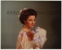 1b876 JANE SEYMOUR signed color 8x10 REPRO still 1984 beautiful close up from Somewhere in Time!