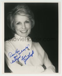 1b877 JANET LEIGH signed 8x10 REPRO still 1980s great smiling portrait later in her career!