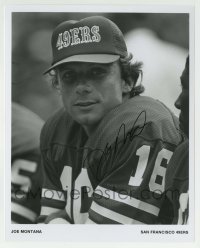 1b753 JOE MONTANA signed 8x10 publicity still 1990s the great San Francisco 49ers quarterback!
