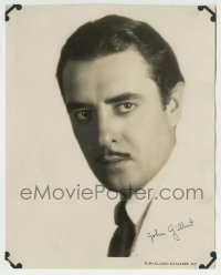 1b481 JOHN GILBERT signed deluxe 8x10 still 1920s youthful portrait by George Maillard Kesslere!