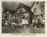 1b494 KAY FRANCIS signed 8x10 still 1937 smiling in the center of a big crowd in Confession!