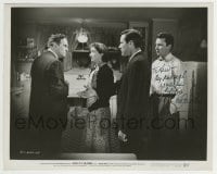 1b498 KEVIN MCCARTHY signed 8x10 still 1952 on a scene with Fredric March from Death of a Salesman!