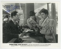 1b891 KEYE LUKE signed 8x10 REPRO still 1980s on a scene with Bogart & Astor in Across the Pacific!