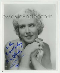 1b909 MAE CLARKE signed 8x10 REPRO still 1985 head & shoulders portrait of the pretty actress!