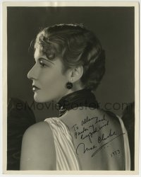 1b519 MAE CLARKE signed 8x10.25 still 1933 sexy in backless dress from Lady Killer by John Ellis!
