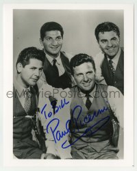 1b938 PAUL PICERNI signed 8x10 REPRO still 1980s with Robert Stack and others from The Untouchables!