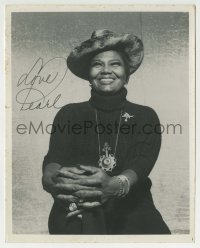 1b545 PEARL BAILEY signed 8x10 still 1980s c/u of the pretty African-American actress/singer!