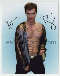 1b942 PETER PAIGE signed color 8x10 REPRO still 2000s sexy portrait of the Queer as Folk star!