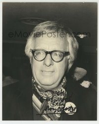1b950 RAY BRADBURY signed 8x10 REPRO still 1980s head & shoulders close up of the great author!