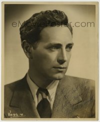1b563 RICHARD WARING signed deluxe stage play 8x10 still 1920s head & shoulders portrait by Voss!