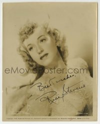 1b564 RISE STEVENS signed 8x10 still 1945 head & shoulders portrait of the Metropolitan Opera star!