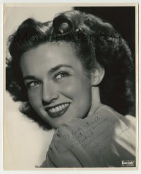 1b566 RITA OEHMEN signed 8x10 still 1940s pretty smiling portrait of the actress by Maurice Seymour!