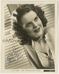 1b577 RUTH TERRY signed 8x10.25 still 1930s sexy head & shoulders portrait when she was at Fox!