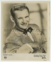 1b766 SAMMY KAYE signed 8x10 music publicity still 1940s Exclusive RCA Victor Recording Artist!
