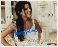 1b964 SANDRA BULLOCK signed color 8x10 REPRO still 2000s great close up smiling in kitchen!