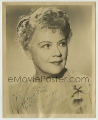 1b583 SPRING BYINGTON signed deluxe 8x10 still 1930s great head & shoulders portrait of the star!