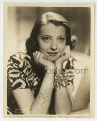 1b592 SYLVIA SIDNEY signed 8x10 still 1939 close portrait of the beautiful star with cool bracelet!