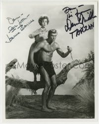 1b983 TARZAN THE APE MAN signed 8x10 REPRO still 1959 by BOTH Denny Miller AND Joanna Barnes!