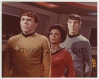 1b991 WALTER KOENIG signed color 8x10 REPRO still 2000s great close up as Star Trek's Chekov!