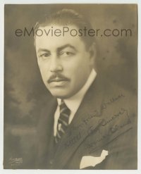 1b611 WARNER OLAND signed deluxe 7x9 still 1920s great early portrait in suit & tie by Hartsook!