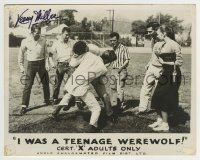 1b497 KEN MILLER signed English FOH LC 1957 on a fight scene from I Was A Teenage Werewolf!