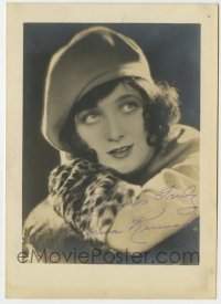 1b527 MERNA KENNEDY signed deluxe 5x7 still 1920s great close portrait of the pretty actress!