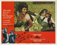 1b112 CHEYENNE SOCIAL CLUB signed LC #2 1970 by Sue Ane Langdon, who's fooling around w/Henry Fonda!