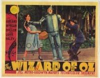 1b288 WIZARD OF OZ signed REPRO LC 1990s by six surviving Munchkins on Tin Man falling scene!