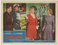 1b185 YOUNG WIDOW signed LC 1946 by Penny Singleton, who's with Marie Wilson & two guys!