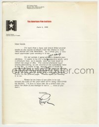 1b250 CHARLTON HESTON signed letter 1980 discussing The House of the Prophet with David Mallery!